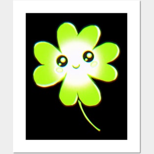 Lucky Four Leaf Clover Posters and Art